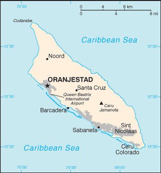 Mapa: Aruba