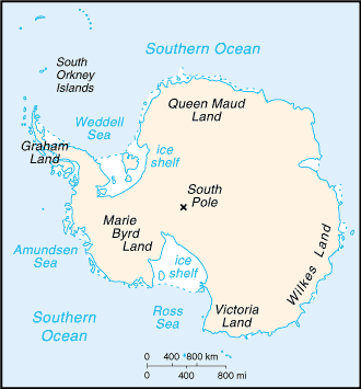 Mapa: Antarctica