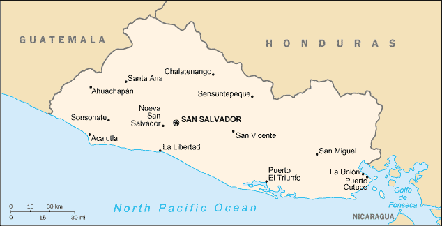 Mapa: El Salvador