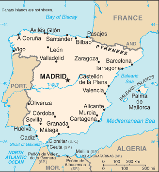 Mapa: España