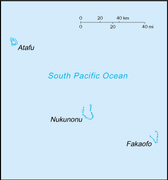 Mapa: Tokelau